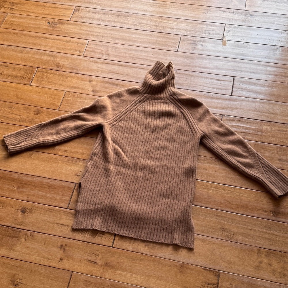 Cozy Brown Turtleneck Sweater